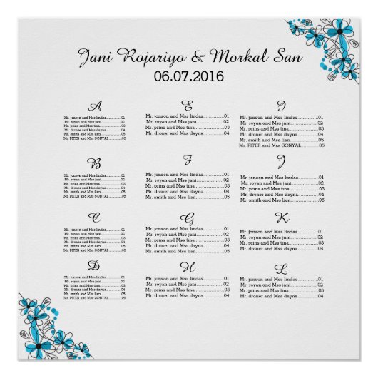 Poster voor weddenschappen perfect poster (Voorkant)