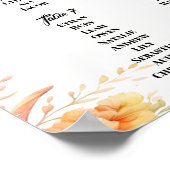 Poster voor weduwenkaarten (Hoek)