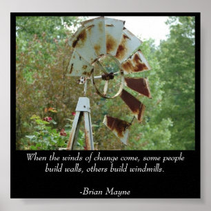 Poster voor windmolens