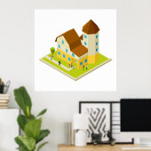 Poster voor woonwijken (Thuiskantoor)