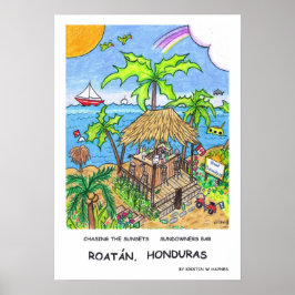 Poster voor zonnebaden