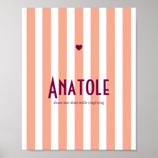 Poster voornaam Riviera Pêche