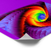 Poster Vortex arc-en-ciel (Coin)