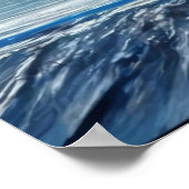 Poster Vortex bleu (Coin)