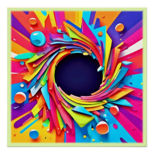 Poster Vortex de Vitalité Art