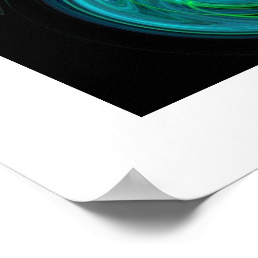 POSTER VORTEX LUMINEUX (Coin)