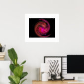 POSTER VORTEX LUMINEUX (Bureau à domicile)