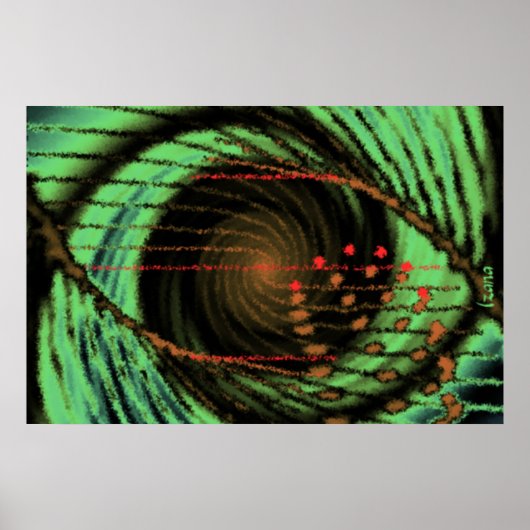 Poster Vortex oculaire par Izana (Devant)