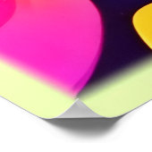 Poster Vortex psychédélique de couleur (Coin)