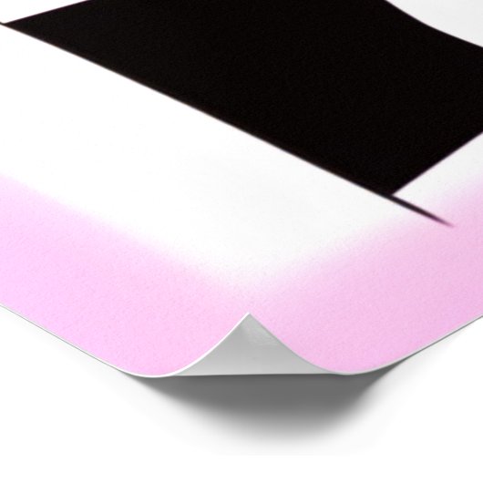 Poster Vortex rose : une À damiers descente (Coin)