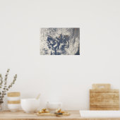 Poster Vortices nuageuses dans la région des Canaries (Cuisine)