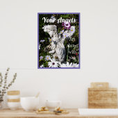 Poster Vos anges sont toujours avec vous Floral Angel (Cuisine)