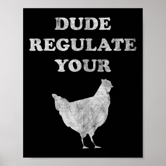 Poster Vos Droits Féministes De Reproduction De Poulets D (Devant)