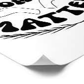 Poster Vos Mots Comptent Sweatshirt, Langue De La Parole (Coin)