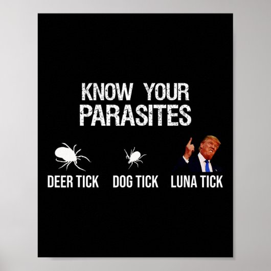Poster Vos Parasites - Deer Tick (Devant)