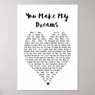 Poster Vos paroles de chanson préférées et de la musique