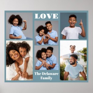 Poster VOS photos, texte et couleur