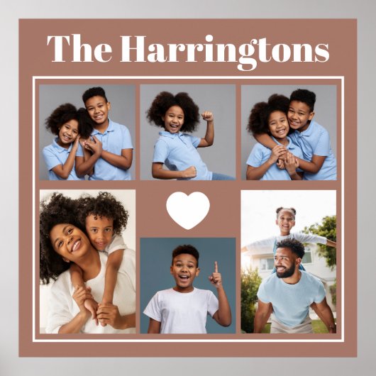 Poster VOS photos, texte et couleur (Devant)