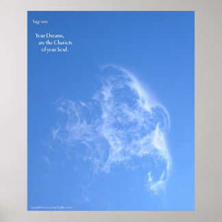 Poster Vos rêves sont les chariots de votre âme