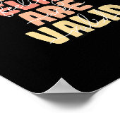 Poster Vos sentiments sont valides Sensibilisation à la s (Coin)