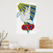 Poster Vostok 6 - 1er patch Spaceflight (Cuisine)