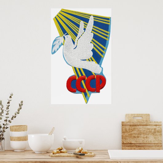 Poster Vostok 6 - 1er patch Spaceflight (Cuisine)