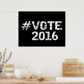 Poster Vote 2016 Hashtag en détresse (Cuisine)