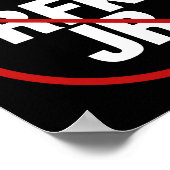 Poster Vote anti RFK Jr contre Robert F. Kennedy Yard (Coin)