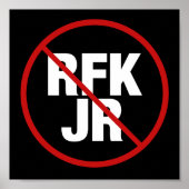 Poster Vote anti RFK Jr contre Robert F. Kennedy Yard (Devant)