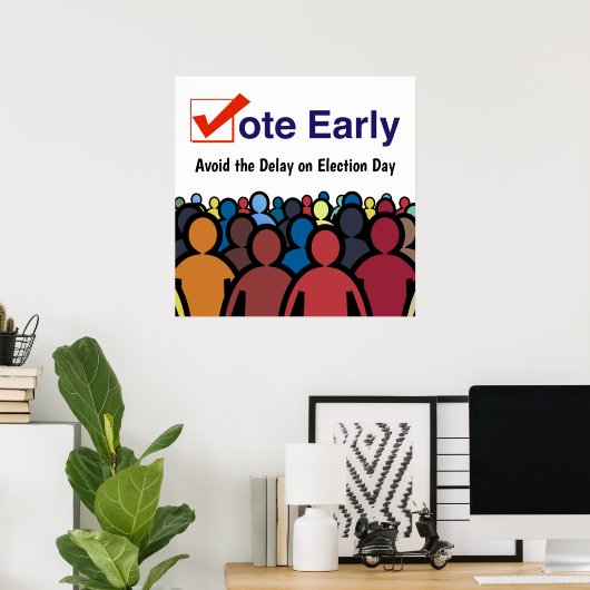 Poster Vote anticipé (Bureau à domicile)