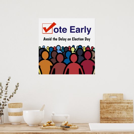 Poster Vote anticipé (Cuisine)