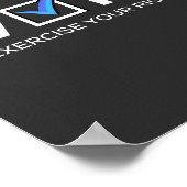 Poster Vote (Cela Compte) (Coin)