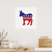 Poster Vote Clinton Democrat (Cuisine)