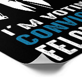 Poster Vote condamné Felon 2024 (Coin)