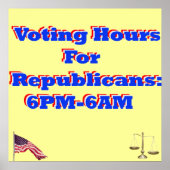 Poster Vote Démocrate (Devant)