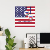 Poster Vote des vrais patriotes (Bureau à domicile)