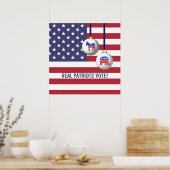 Poster Vote des vrais patriotes (Cuisine)