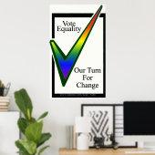Poster Vote égalité (Bureau à domicile)