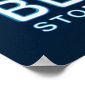 Poster Vote élection présidentielle bleue 2024 (Coin)