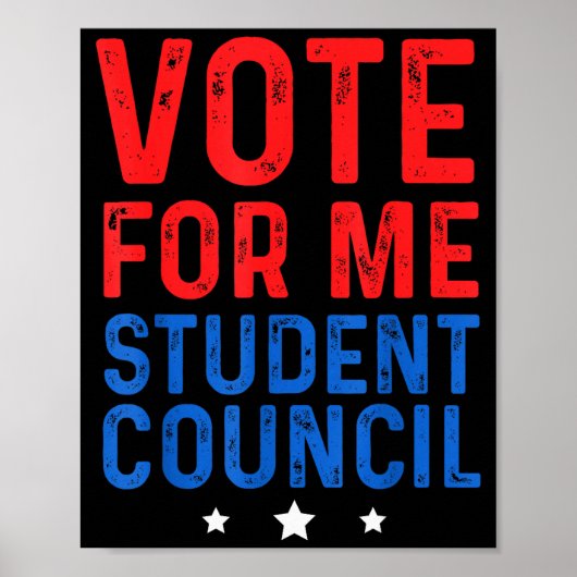 Poster Vote For Me Student Council (Devant)