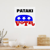 Poster Vote George Pataki Eléphant républicain (Cuisine)