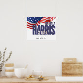 Poster Vote Harris Election 2024 personnalisable (Cuisine)