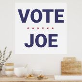 Poster Vote Joe (élection américaine de 2020) (Cuisine)