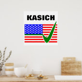 Poster Vote John Kasich pour le Président 2016 (Cuisine)