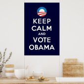 Poster Vote Obama (Cuisine)
