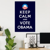 Poster Vote Obama (Bureau à domicile)