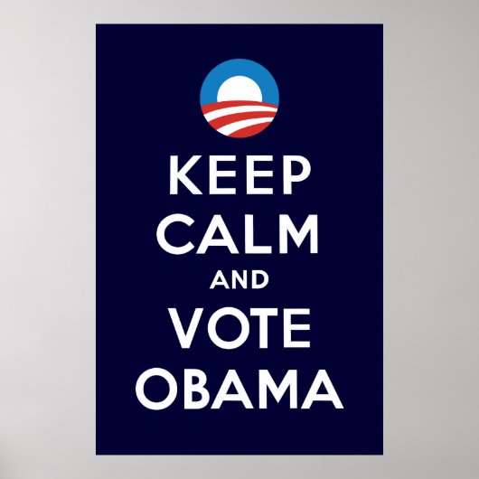 Poster Vote Obama (Devant)