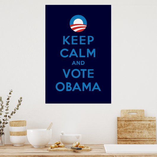 Poster Vote Obama (Cuisine)