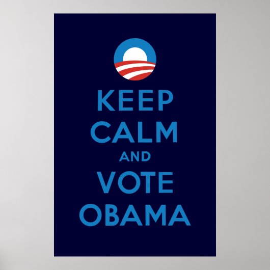 Poster Vote Obama (Devant)