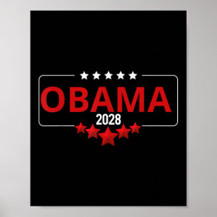 Poster Vote Obama 2028 Retro Obama Président 2028 Obama 2